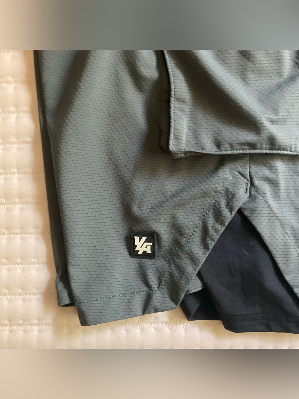 YoungLA Athletic Training Shorts Men’s Small Green Lined 5” Cargo Pockets Gym - Picture 6 of 12